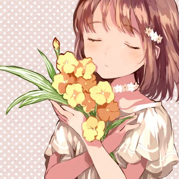 # 9张高清呆萌动漫女生头像 适合当微信QQ头像的软妹头像合集