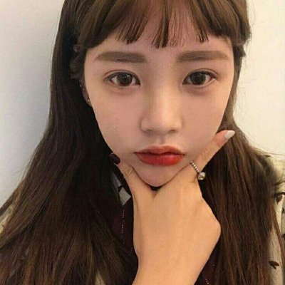24张高清清纯齐刘海美女头像 好看又耐看