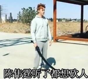 陈伟霆砍人系列表情包