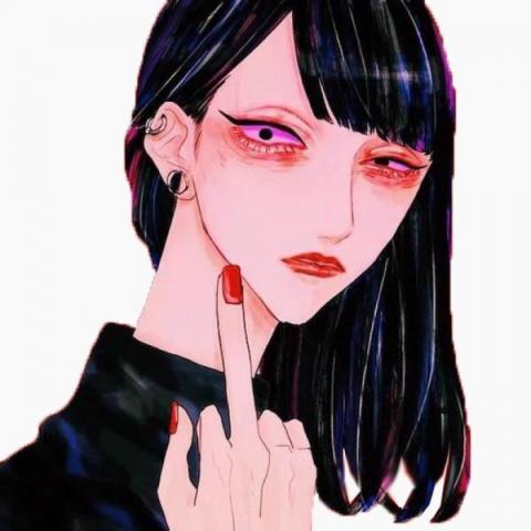19张高冷帅气女生动漫头像 带不良社会女风格的头像合集