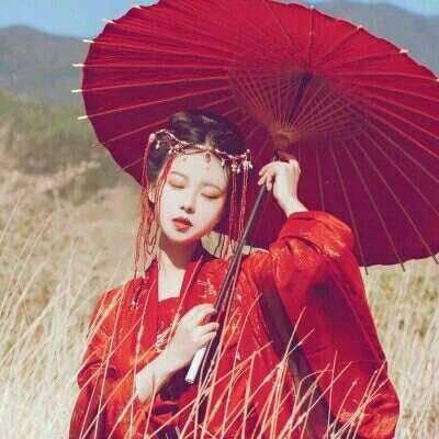 古风红衣女生QQ头像合集！19张高清唯美古风头像分享