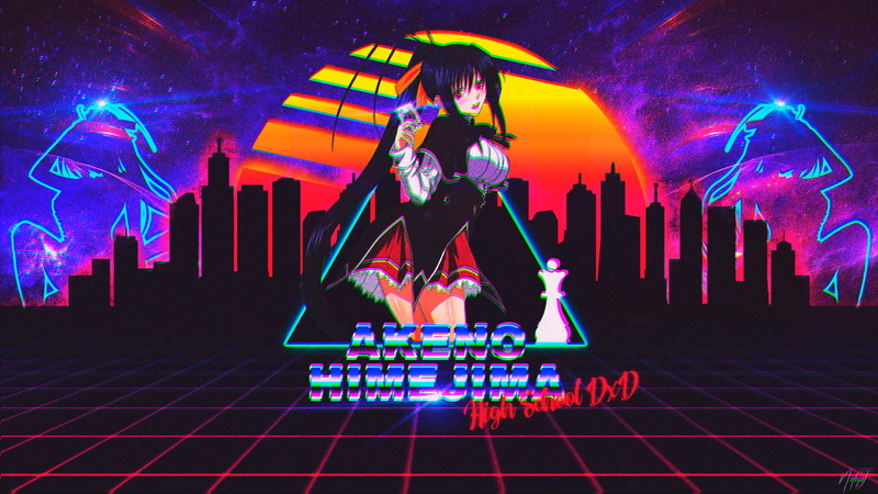 怀旧风恶魔高中少女壁纸合集