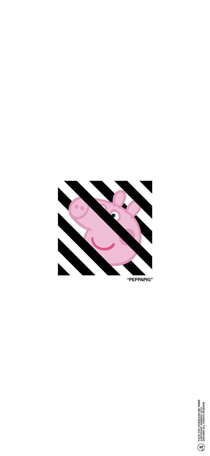 小猪佩奇联名潮牌壁纸来了，氛围感拉满