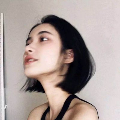 13张高清好看的短发女生侧脸头像合集