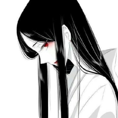 15张高清好看的女生黑暗丧风动漫头像