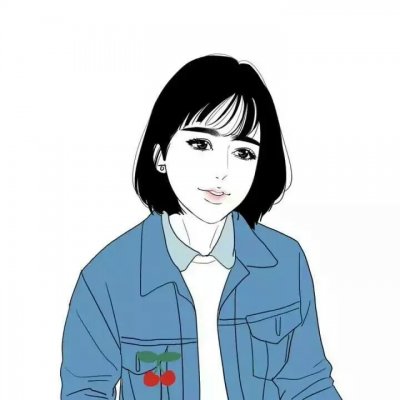 32张高清时尚女生手绘头像合集 氛围感拉满