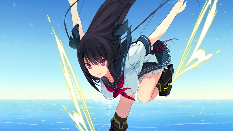 《苍之彼方的四重奏》绝美海边壁纸 单人动漫场景1080P高清分享