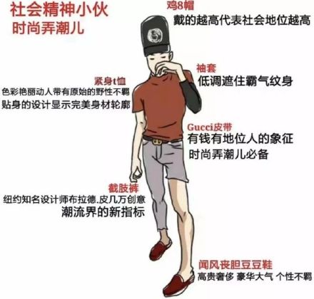 社会精神小伙穿搭标配VS