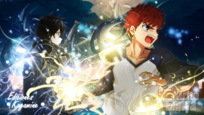 刀剑神域角色撞型 Fate 系列！两大男主同框的高清壁纸合集