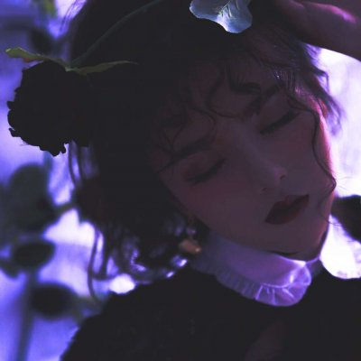 28张高清个性紫色女生头像 氛围感拉满