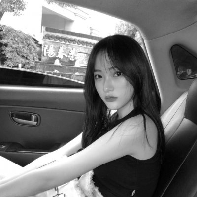 36张高清高冷孤傲黑白女生头像合集