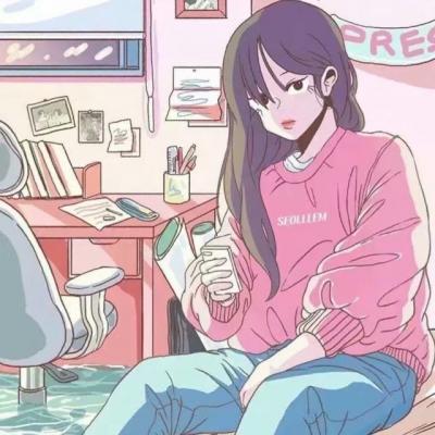 16张高清可爱动漫女生微信头像合集