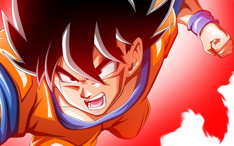 龙珠孙悟饭主题户外艺术背景壁纸