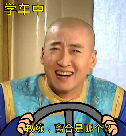开车也能修炼心态？这套学车表情包太真实了