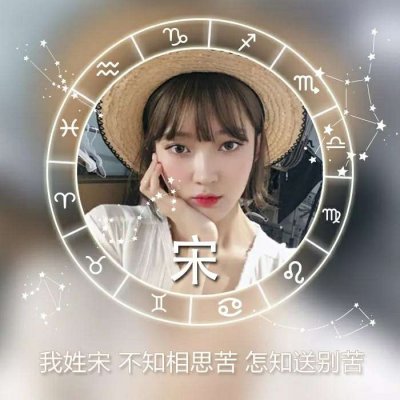 36张高清带字女生姓氏唯美头像 好看又有格调