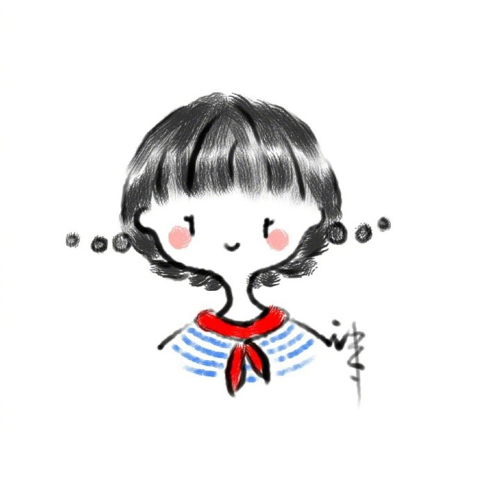 # 8张超萌卡通小女孩QQ头像 高清可爱款来啦