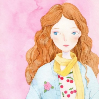 24张高清好看！女生手绘高冷唯美卡通头像合集