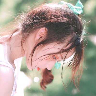 14张高清清新款！微信美女侧脸头像合集