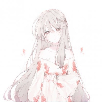 17张高清好看的高冷长发二次元女生头像