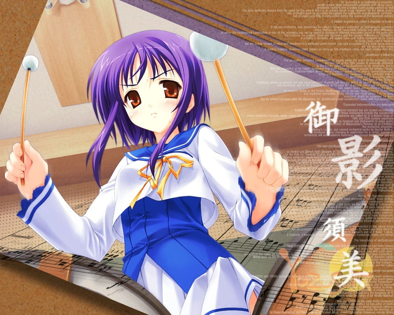 动漫指挥少女壁纸合集