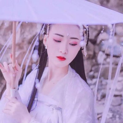 20张高清好看的古风真人女头 唯美氛围感拉满