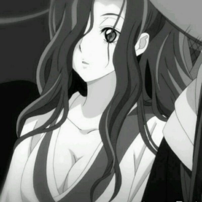 黑白丧系女生动漫头像合集 30张高清QQ头像素材