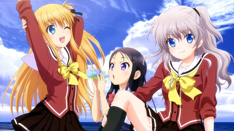 热门动漫壁纸！《Charlotte》美少女1080P高清图合集