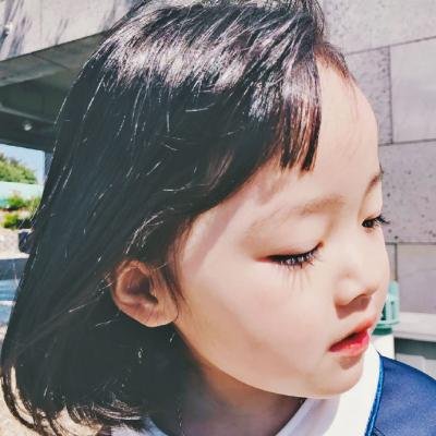 混血萌娃女生头像来啦！14张高颜值可爱高清图