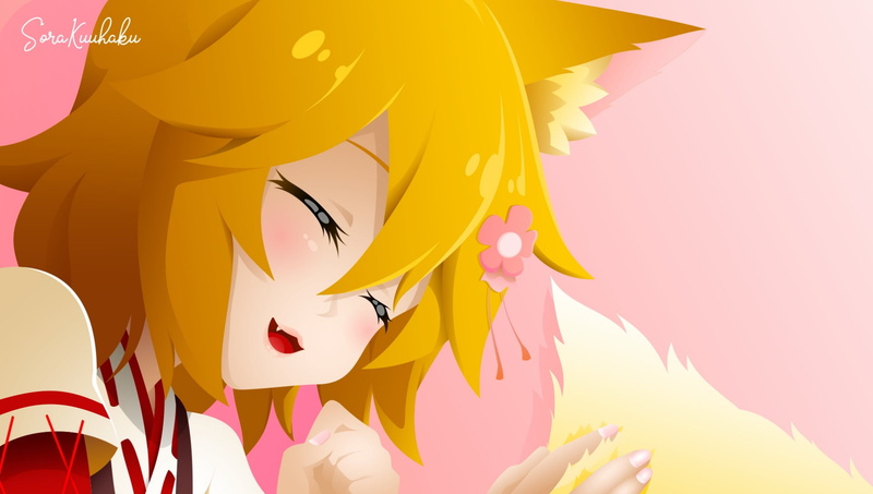 《贤惠幼妻仙狐小姐》高清壁纸合集 软萌狐耳少女治愈拉满