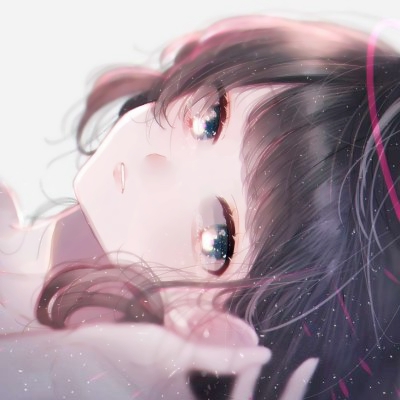 17张高清好看的高冷长发二次元女生头像