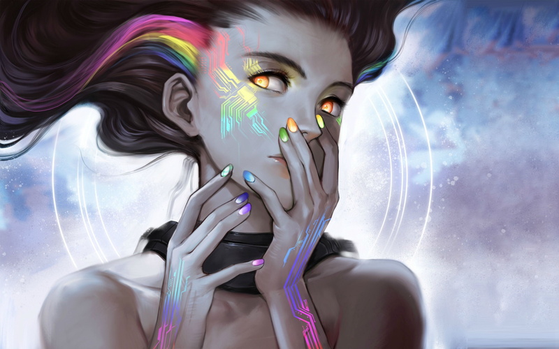 快看！这套二次元氛围感壁纸直接美到心巴上