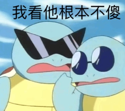 杰尼龟表情包合集来啦