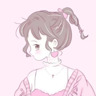 30张粉粉嫩嫩动漫女生头像 戳中少女心的QQ头像合集