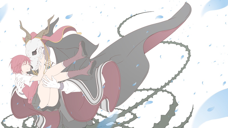 动漫壁纸安利！《魔法使的新娘》艾利亚斯&智世高清壁纸合集