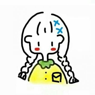 20张高清可爱小女孩简笔画头像合集