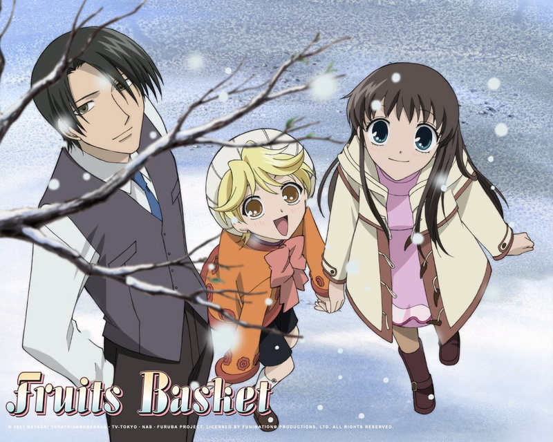 《水果篮子冬日雪景壁纸合集》