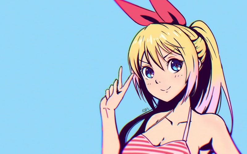 《伪恋》桐崎千濑高清壁纸合集 1080P分辨率