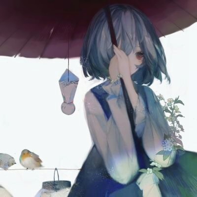 18张高清冷酷风格动漫女生头像 冷艳漫画女孩头像合集