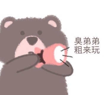 超萌小熊聊天表情包合集