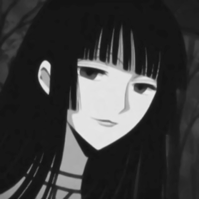 6张高清黑白丧系动漫女头 氛围感拉满的女生头像合集