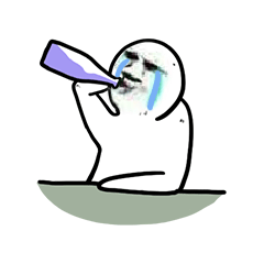 喝酒emo必备！饮酒痛哭表情包合集