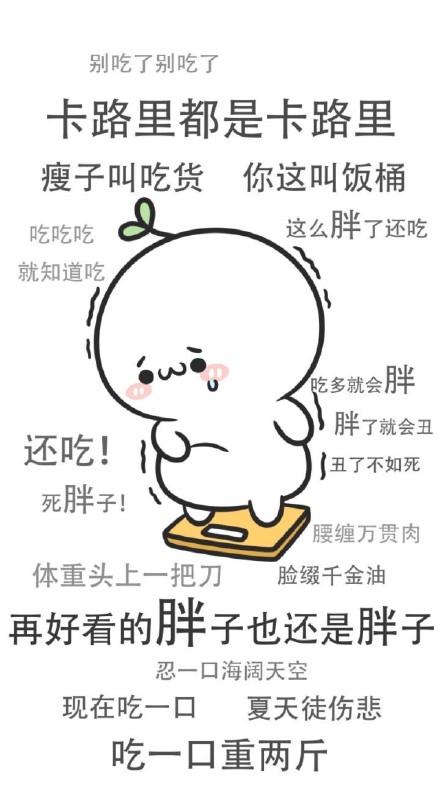 用减肥壁纸给自己打气！