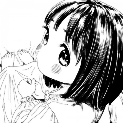 9张超可爱高清女生黑白漫画头像 二次元动漫头像合集