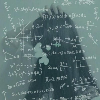 数学公式闺蜜头像一对！32张高清字母款两人配对头像来了