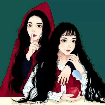 36张高清时尚气质女生卡通头像 氛围感拉满
