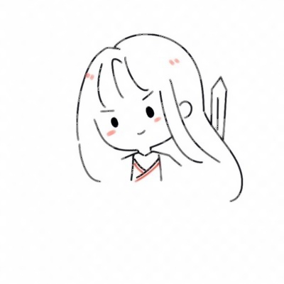 超萌抖音Q版简笔画小女孩头像 26张可爱合集