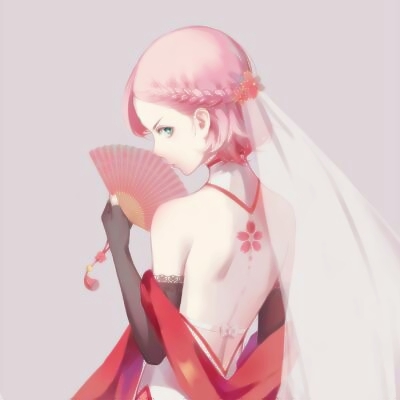 18张高清冷酷风格动漫女生头像 冷艳漫画女孩头像合集