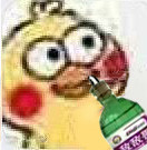 斗图必备！小黄鸡喝饮料表情包合集