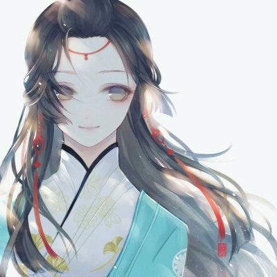 16张高清手绘古风女生头像 氛围感拉满