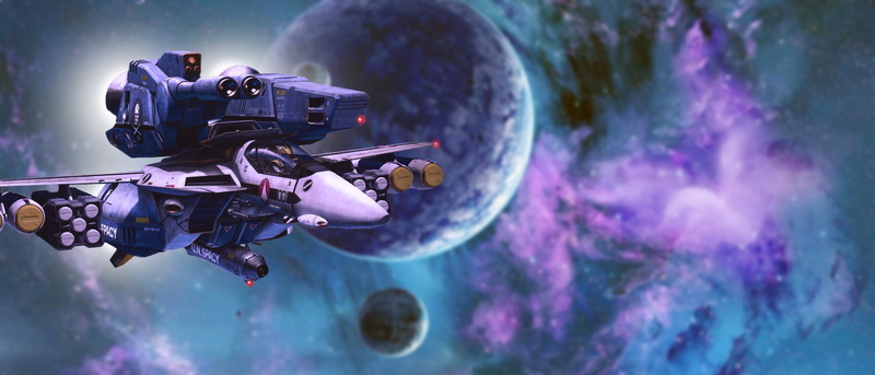 太空机甲热血壁纸！太空堡垒,超时空要塞,机甲,高清壁纸